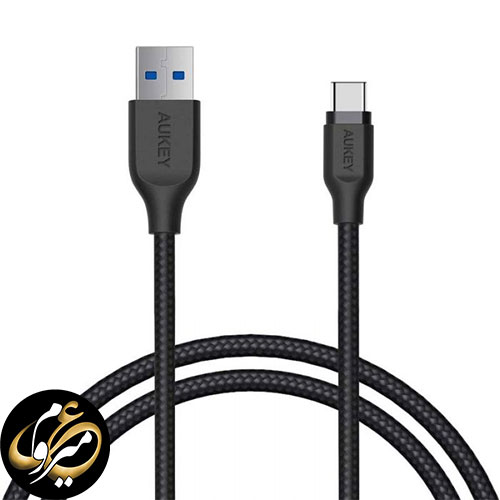 کابل شارژ USB-A به USB-C آکی 1.2m مدل Aukey CB-AC1